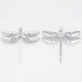 Zinc Alloy Dragonfly Charm Pendant No.537395 for DIY Necklace Bracelet Jewelry Making view 2