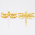Zinc Alloy Dragonfly Charm Pendant No.537395 for DIY Necklace Bracelet Jewelry Making view 3