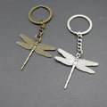 Metal Dragonfly Keychain Minimalist Bag Charm view 4