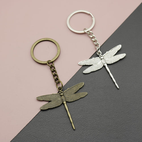 Metal Dragonfly Keychain Minimalist Bag Charm