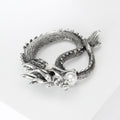 Alloy Dragon Brooch Pin With Vintage Style For Men's Suit Coats view 4