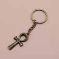 Metal Cross Pendant Keychain Religious Key Ring Gift view 6