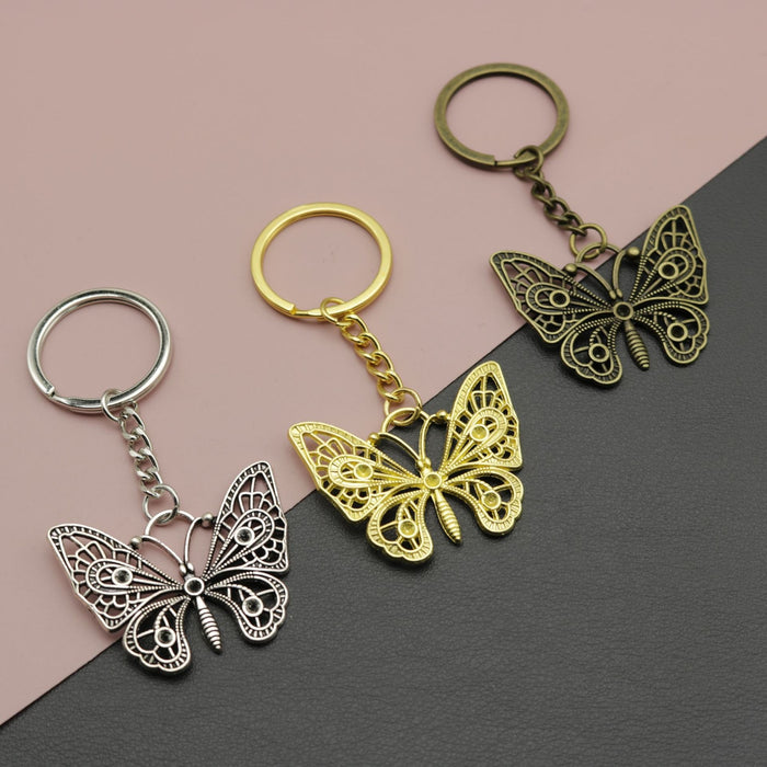 Metal Butterfly Keychain Gift
