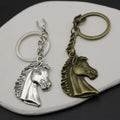 Metal Horse Head Keychain Bag Charm – Antique Copper view 4