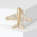 Alloy Airplane Lapel Pin For Men's Suit And Coat Decoration Brooch view 4