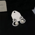 Light Luxury Pearl Gourd Jewelry Set With Zircon Stud Earrings And Necklace For Women view 4