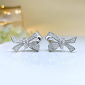 Light Luxury Bow Stud Earrings, Niche Designer Fashion Business Ear Jewelry For Women view 2