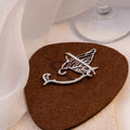 Elegant 925 Silver Needle Hollow Butterfly Wing Elf Ear Cuff Clip Lightweight Luxury Women's Earrings view 4