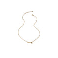 Geometric Square Necklace For Women Simple Rhinestone Curved Hollow Grid Heart Pendant Jewelry view 5
