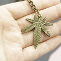 Zinc Alloy Maple Leaf Keychain Autumn Bag Charm Gift view 3