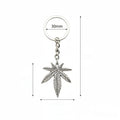 Zinc Alloy Maple Leaf Keychain Autumn Bag Charm Gift view 2