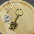 Metal Minimalist Owl Keychain Cute Bag Charm Gift view 3
