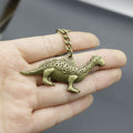 Metal Dinosaur Keychain For Bag Charm Gift view 3