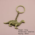 Metal Dinosaur Keychain For Bag Charm Gift view 2