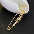 Gold Tone Silver Tone Peacock Metal Brooch Pin for Jackets and Lapels view 5