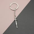 Metal Syringe Keychain Bag Charm view 1