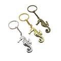 Zinc Alloy Simple Seahorse Keychain Bag Charm Gift – Antique Copper view 5