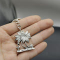 Metal Island Keychain Bag Charm view 4