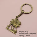 Metal Island Keychain Bag Charm view 2
