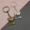 Metal Island Keychain Bag Charm view 1