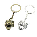 Zinc Alloy Minimalist Tiger Keychain Bag Charm Gift view 5