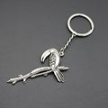 Zinc Alloy Simple Parrot Keychain Bag Charm Gift view 3