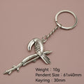 Zinc Alloy Simple Parrot Keychain Bag Charm Gift view 2
