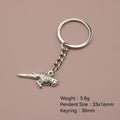 Metal Parrot Keychain Bag Charm view 2