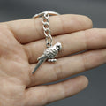 Metal Parrot Keychain Bag Charm view 3