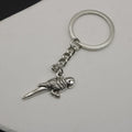 Metal Parrot Keychain Bag Charm view 4