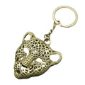 Zinc Alloy Leopard Head Keychain For Bag Charm Gift view 5