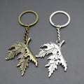 Zinc Alloy Leaf Keychain Bag Charm Gift view 4