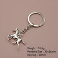 Zinc Alloy Pegasus Shape Keychain For Bag Charm Gift view 2