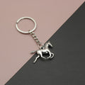 Zinc Alloy Pegasus Shape Keychain For Bag Charm Gift view 1