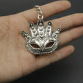 Zinc Alloy Mask Keychain Creative Bag Charm view 4