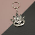 Zinc Alloy Mask Keychain Creative Bag Charm view 1