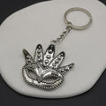 Zinc Alloy Mask Keychain Creative Bag Charm view 3