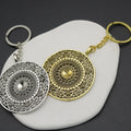 Metal Minimal Frisbee Keychain Bag Charm Wholesale Gift view 4