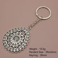 Zinc Alloy Water Drop Keychain For Bag Charm Gift view 2