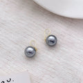 Elegant Vintage Round Gray Pearl Copper Hook Drops For Women Daily Commuter Light Luxury Earrings view 2