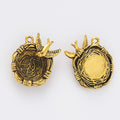 Zinc Alloy Bird Nest Charm Pendant No.288451 for DIY Necklace Bracelet Jewelry Making view 4