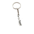 Metal Comb Shape Keychain Beauty Bag Charm Gift view 5