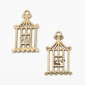 Zinc Alloy Birdcage Charm Pendant for DIY Necklace Bracelet Jewelry Making view 3