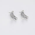 Zinc Alloy Bird Charm Pendant No.040975 for DIY Necklace Bracelet Jewelry Making view 2