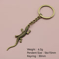 Metal Lizard Keychain Bag Charm Gift view 2