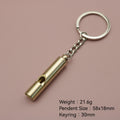 Zinc Alloy Whistle Keychain For Outdoor Key Ring view 2