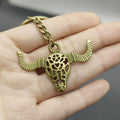 Zinc Alloy Bull Head Keychain Minimalist Bag Charm Gift view 3
