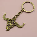 Zinc Alloy Bull Head Keychain Minimalist Bag Charm Gift view 6