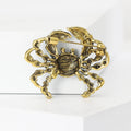 Alloy Full Rhinestone Crab Brooch Pin For Clothing Accessories view 3