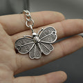 Metal Minimalist Butterfly Keychain Bag Charm Gift view 4